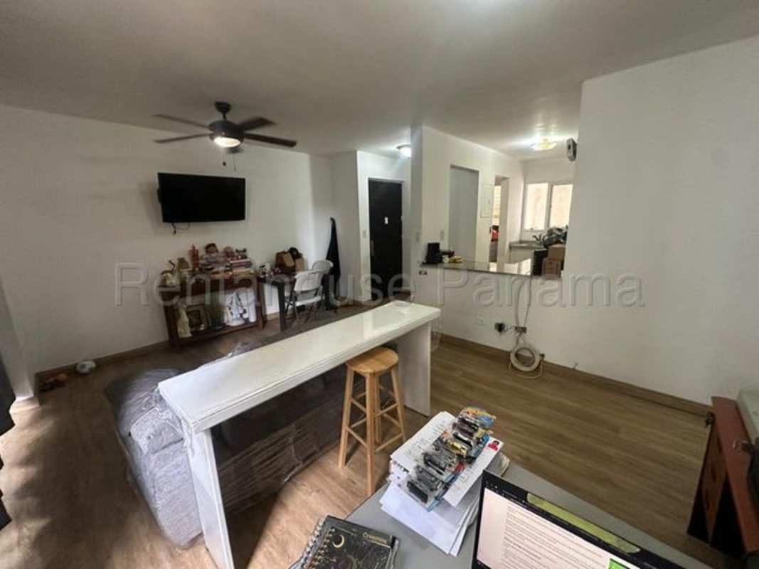 Bathroom with walk-in shower and ceramic tile inside apartment PH Condado del Rey Panama City