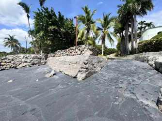 Private garden with mature trees and shaded green area PH Punta Barco Village