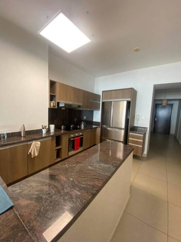 Private indoor pool with mosaic tile walls and relaxation area PH Rivage Panama City