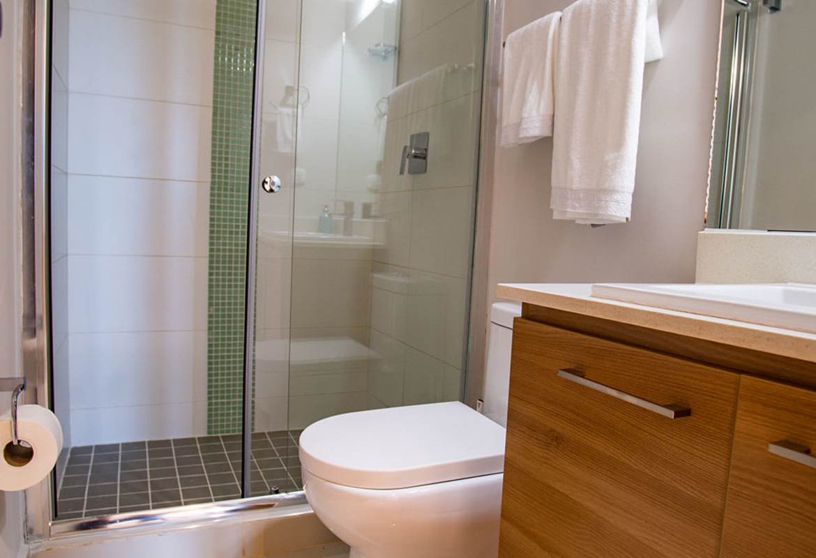 Fitness center in PH Vista City with panoramic windows and city view Panama