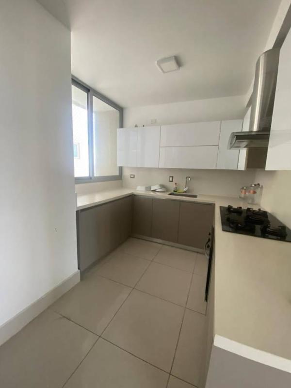Bright kitchen with built-in stove and large window PH Bali Costa del Este