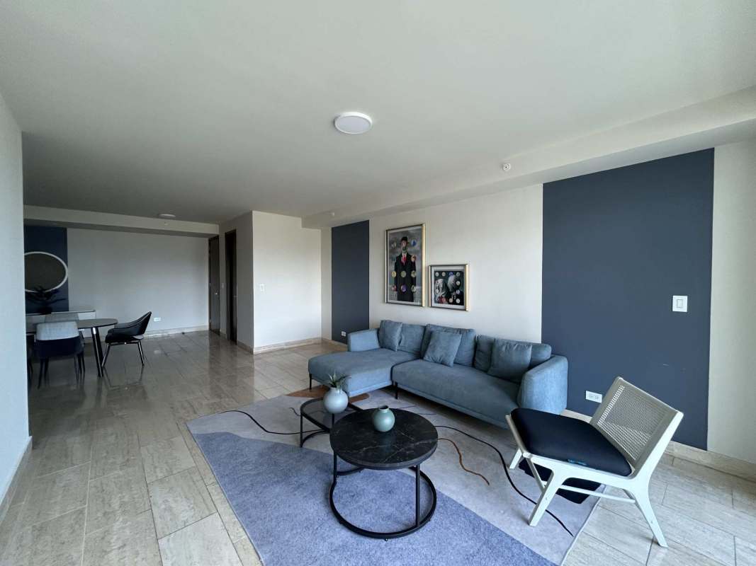 Second bedroom en suite bath AC city view PH The Regent Costa del Este Panama