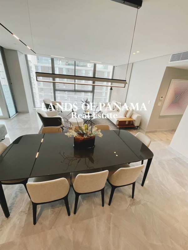 Spacious bedroom with large windows overlooking golf course PH The Ivy Santa Maria Panama