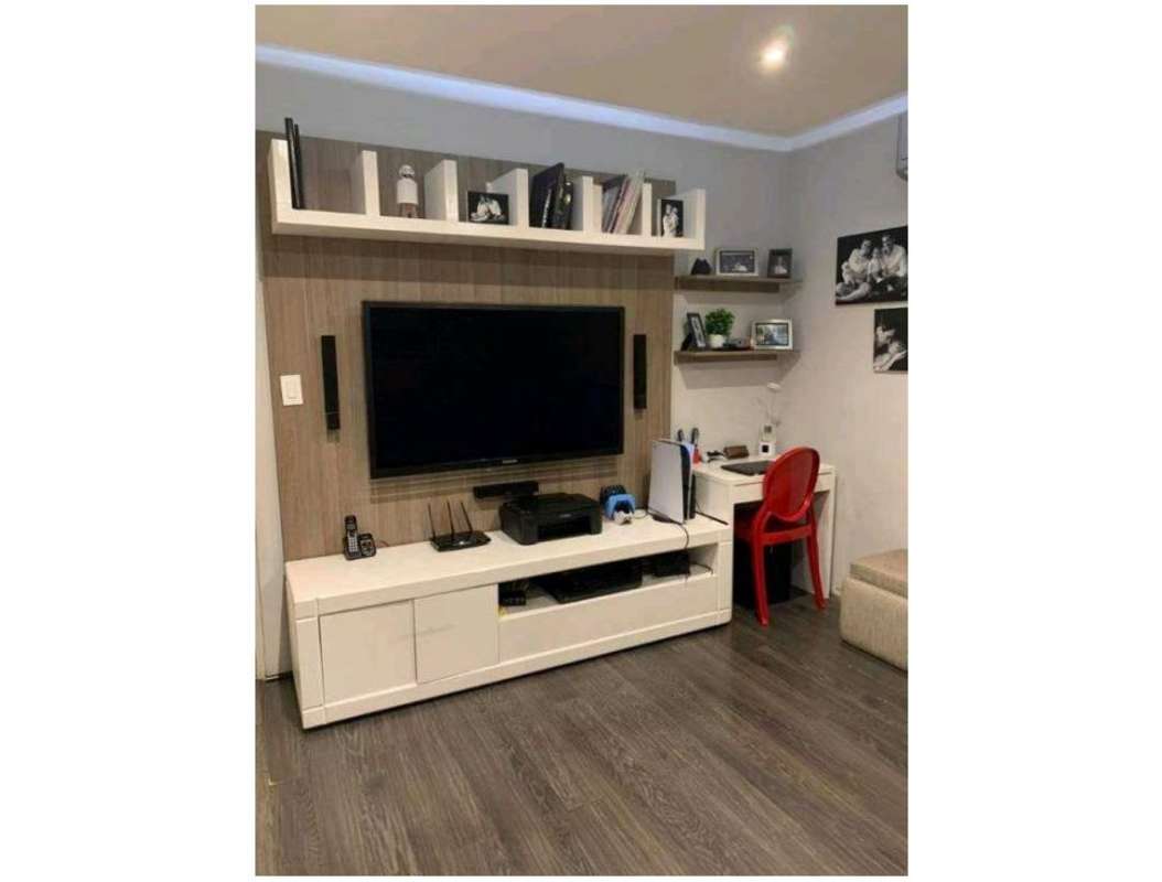 Living room with TV unit, office corner in PH Mystic Point for sale