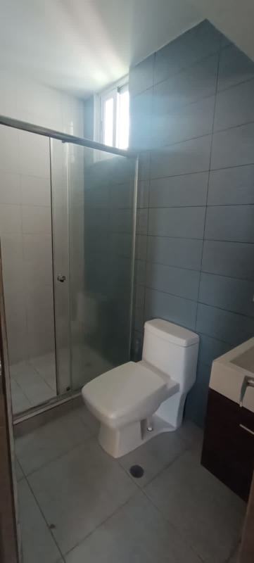 Bedroom with window and city views PH Metropolitan Park apartment in Panama City