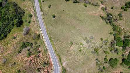 Rolling hills countryside plot with ocean view close to Boca Chica Panama