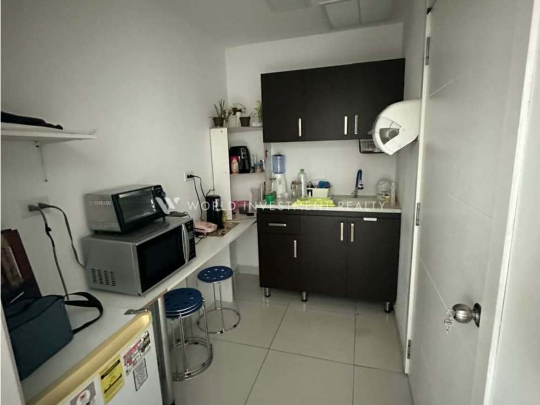 Workspace with natural light and boxes PH Top Tower Costa del Este Panama