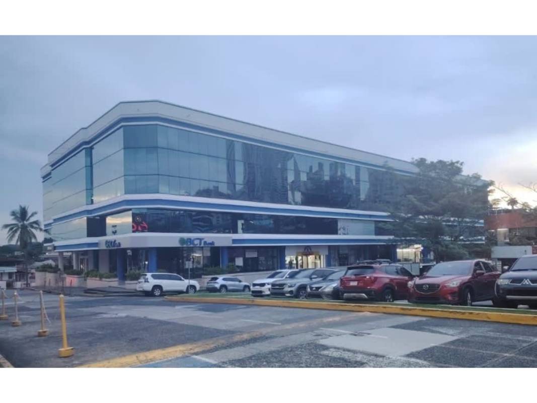 Empty shop with glass frontage and tiled floors inside Dorado Mall Betania Panama City