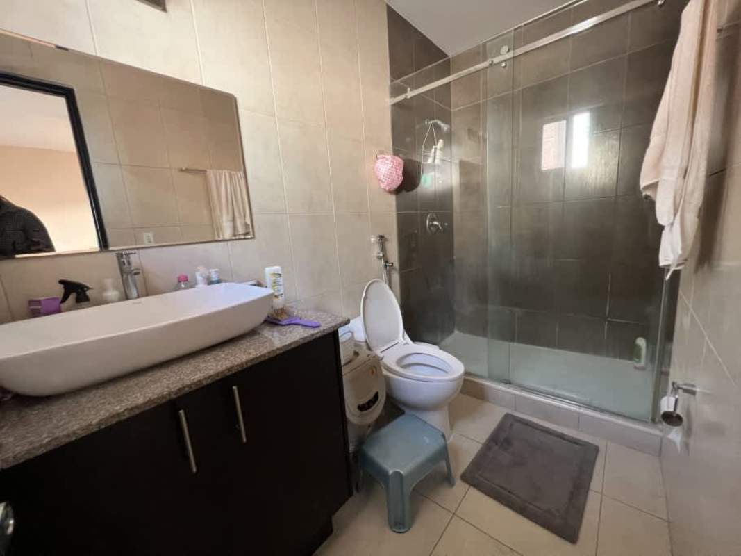 Spacious living and dining area with tile floors Villas Tiber Brisas del Golf Panama