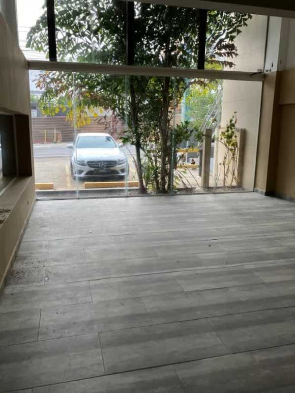 Lobby area with glass facade spacious entrance commercial San Francisco Panama