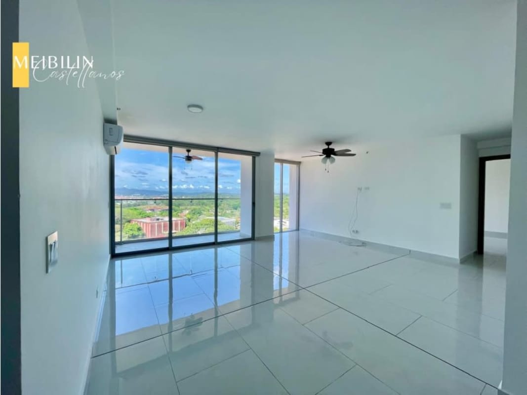 Modern minimalist kitchen with built-in oven, gas stove, sleek cabinetry in PH Velure Panama