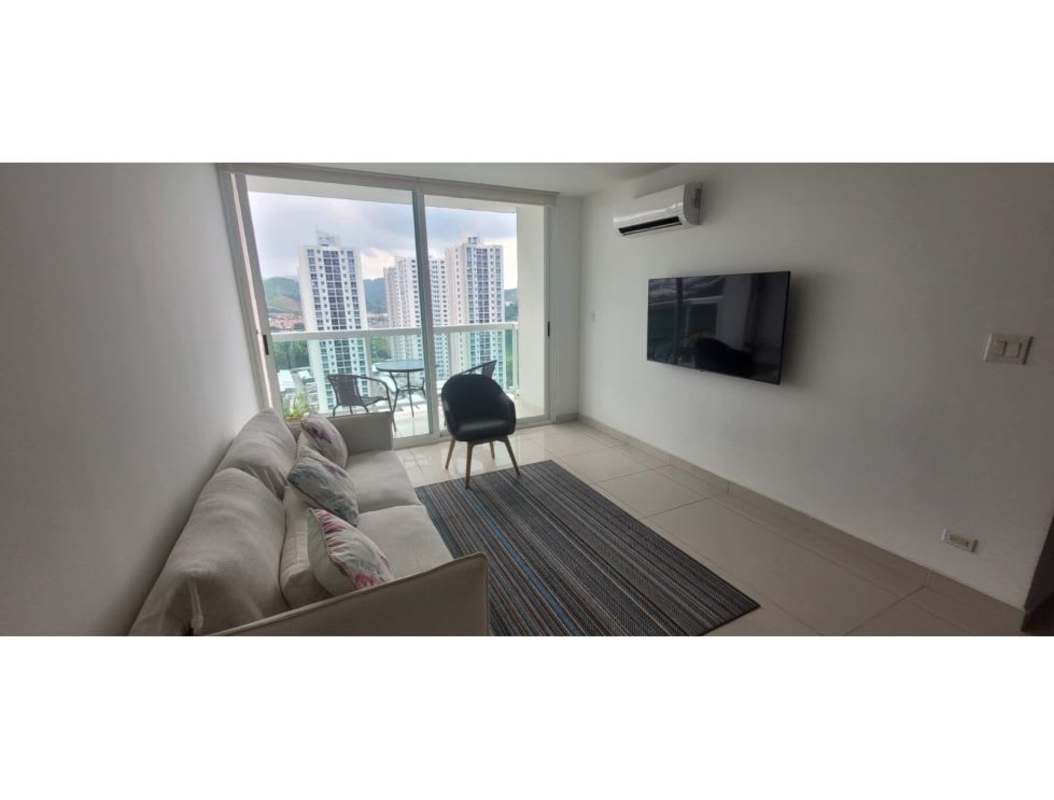 Open plan kitchen with granite countertop, stainless appliances in PH Mi Condado VY