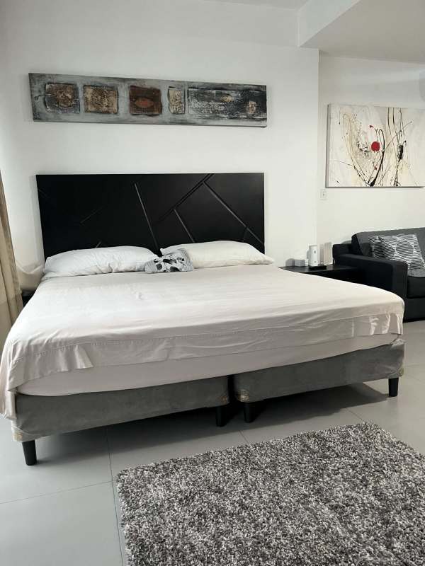 Studio apartment with balcony, skyline view, modern decor in PH Colores de Bella Vista Panama City