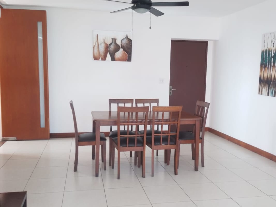 Modern kitchen with granite counters and window PH Mont Royale El Cangrejo Panama
