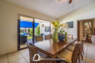 Spacious kitchen with granite counters, stainless appliances in Vista Mar Golf Beach Resort home Panama