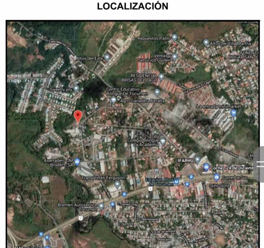 7,000 m² Commercial-Industrial Land in Altos de Tocumen near La Doña