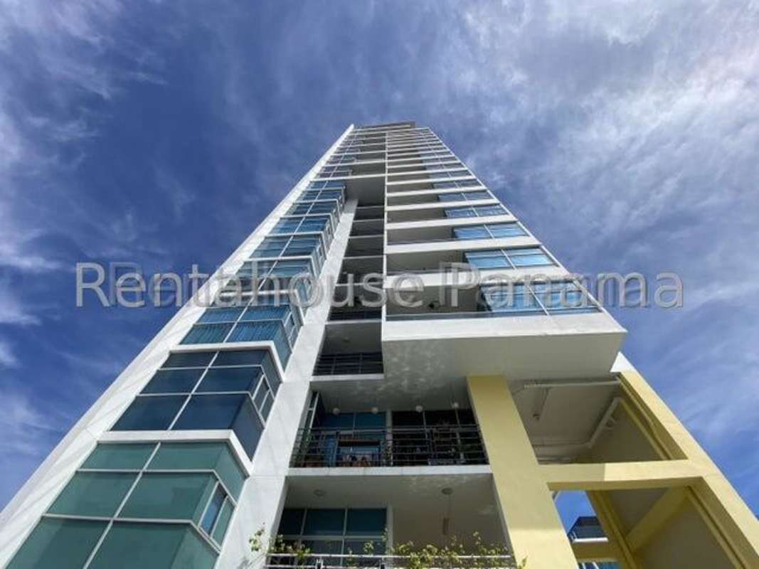 High-rise tower facade PH San Francisco Bay Panama City