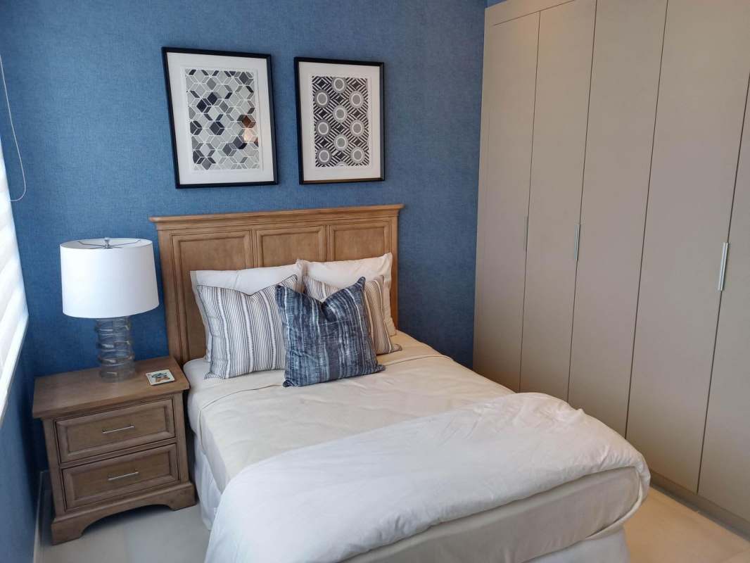 Luxury bathroom with double vanity, glass shower at The Woods Santa Maria Panama