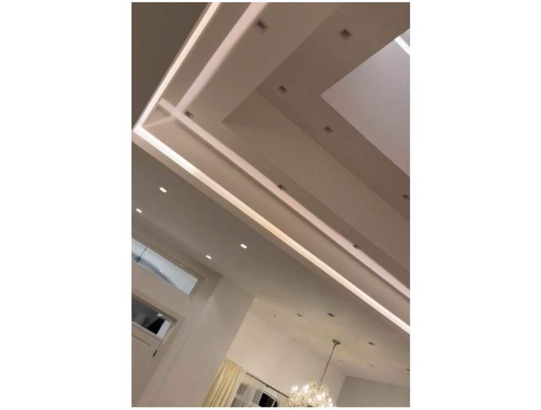 Stunning twilight panorama hilltop property overlooking Panama city skyline Cerro Azul rental