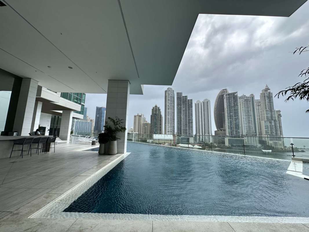 Modern multi-use lounge and gaming zone PH Sea Point luxury condo in Panama City