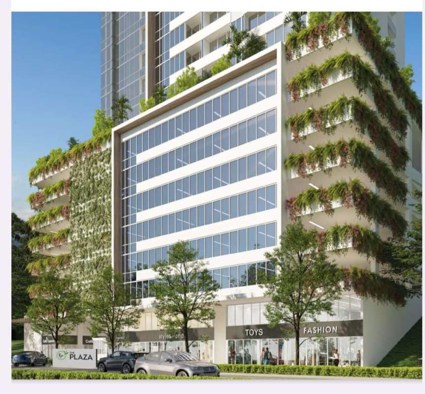 Modern mixed-use building with vertical gardens Edison Gardens Panama