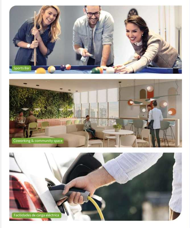 Community coworking, sports bar, EV charging Edison Gardens Panama