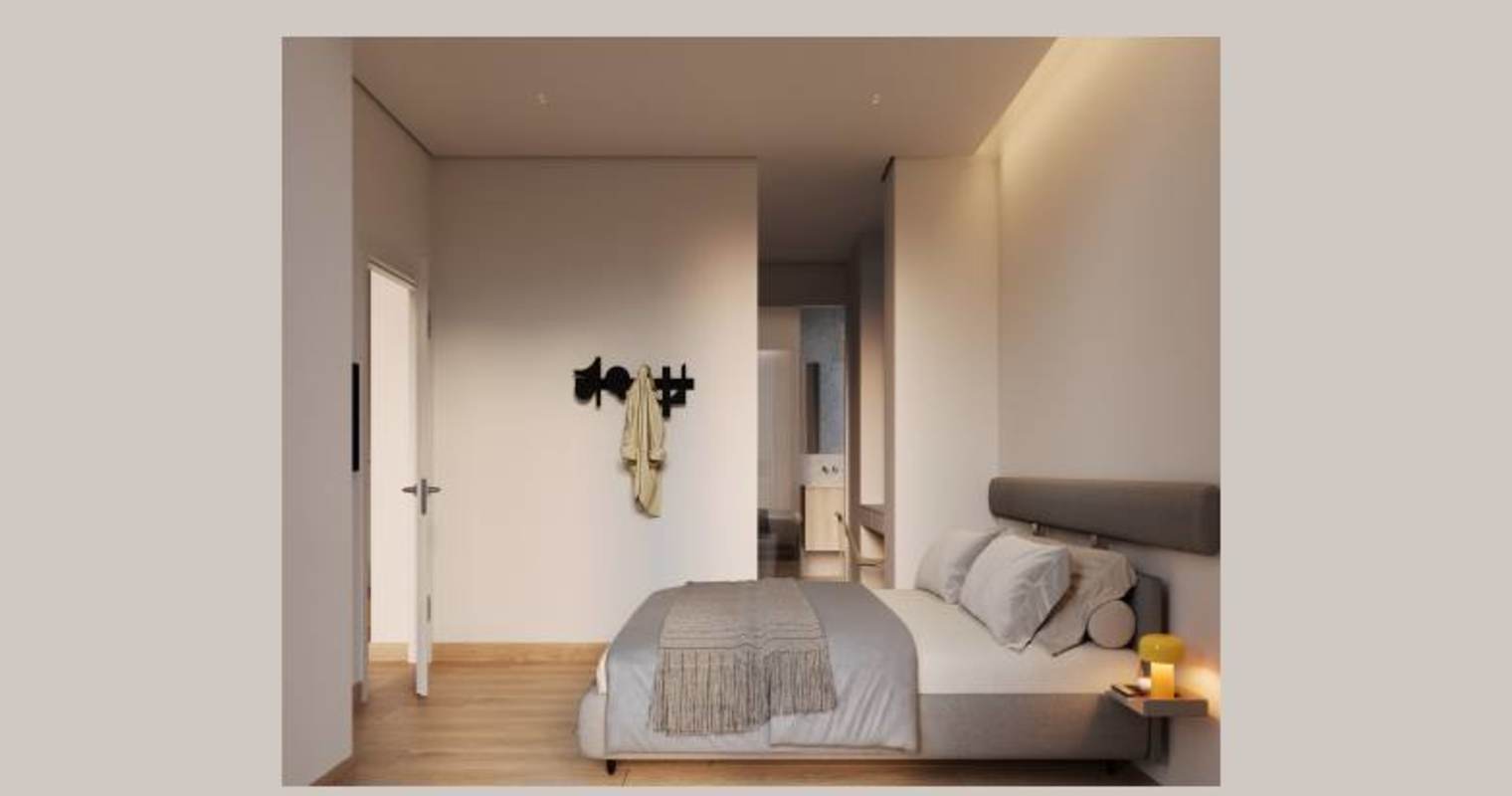 Modern rooftop sky lounge area with city views and sunset ambiance in Gesti68 Tower San Francisco Panama