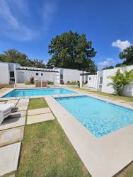 Large family-friendly pool in Residencial Papiro Nueva Gorgona near Coronado Panama for rent