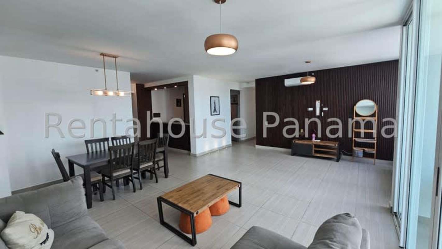 Spacious kitchen with granite counters stainless appliances in PH Oceana Costa del Este Panama