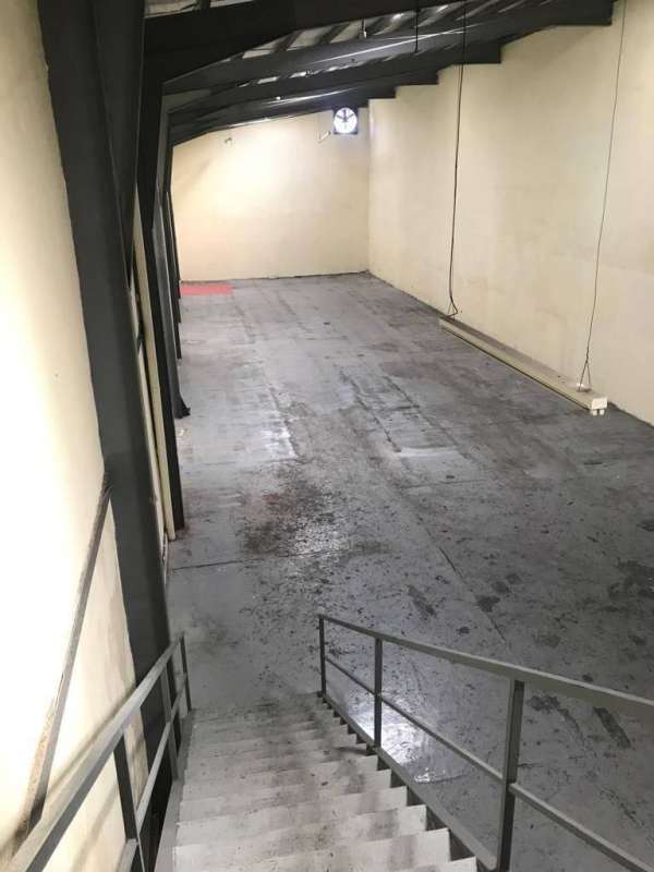 Large rolling shutter door cargo access point at PH Lefevre Business Center Panama