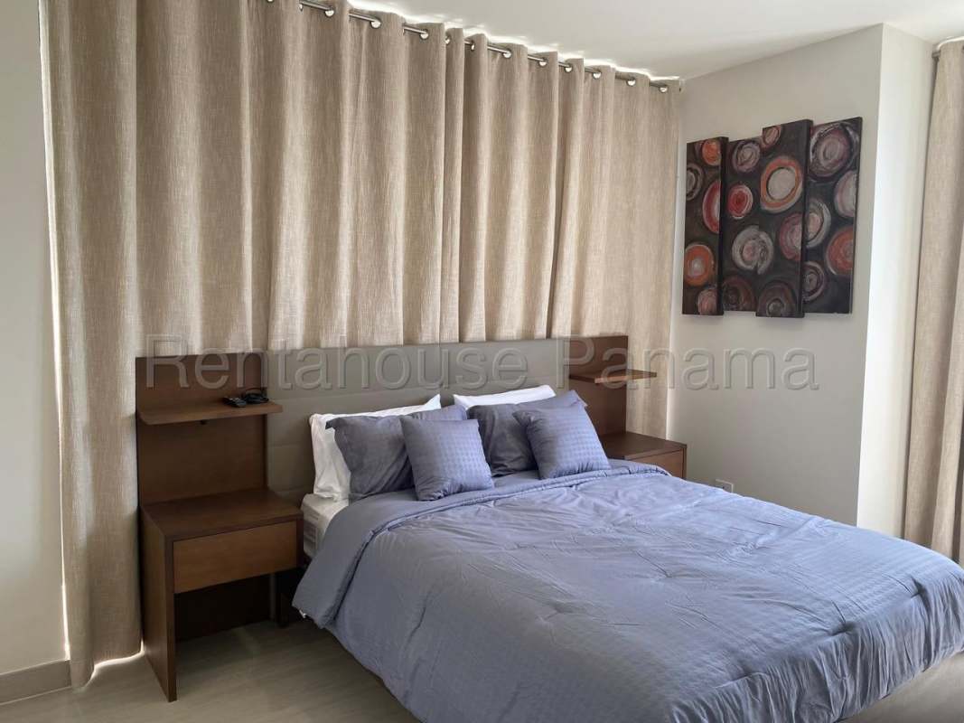 Bathroom with glass shower enclosure and modern fixtures PH Oceana Costa del Este Panama