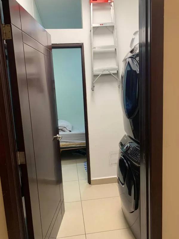 Large balcony with views of Pacific Ocean and Cinta Costera PH Rivage Tower Avenida Balboa Panama