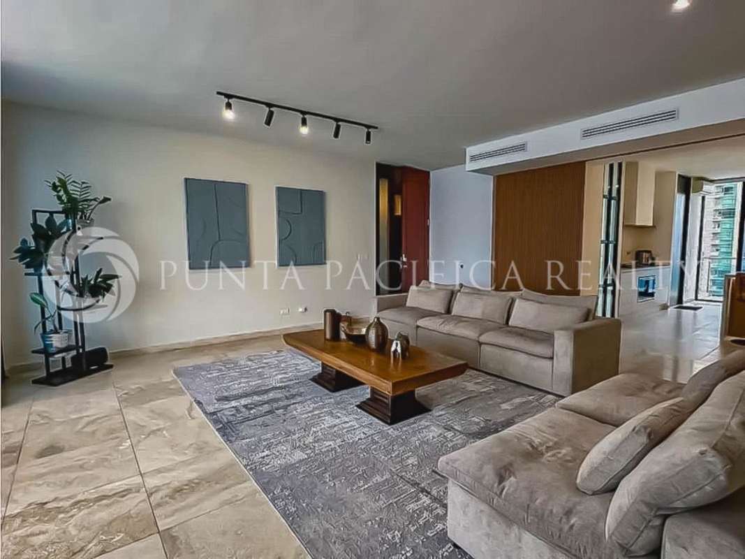 Kitchen with granite countertops at PH Aqualina luxury apartment near Pacifica Hospital Panama