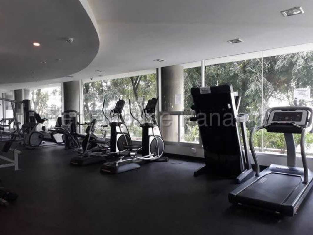 Fully equipped gym facility PH El Cangrejo Panama apartment building