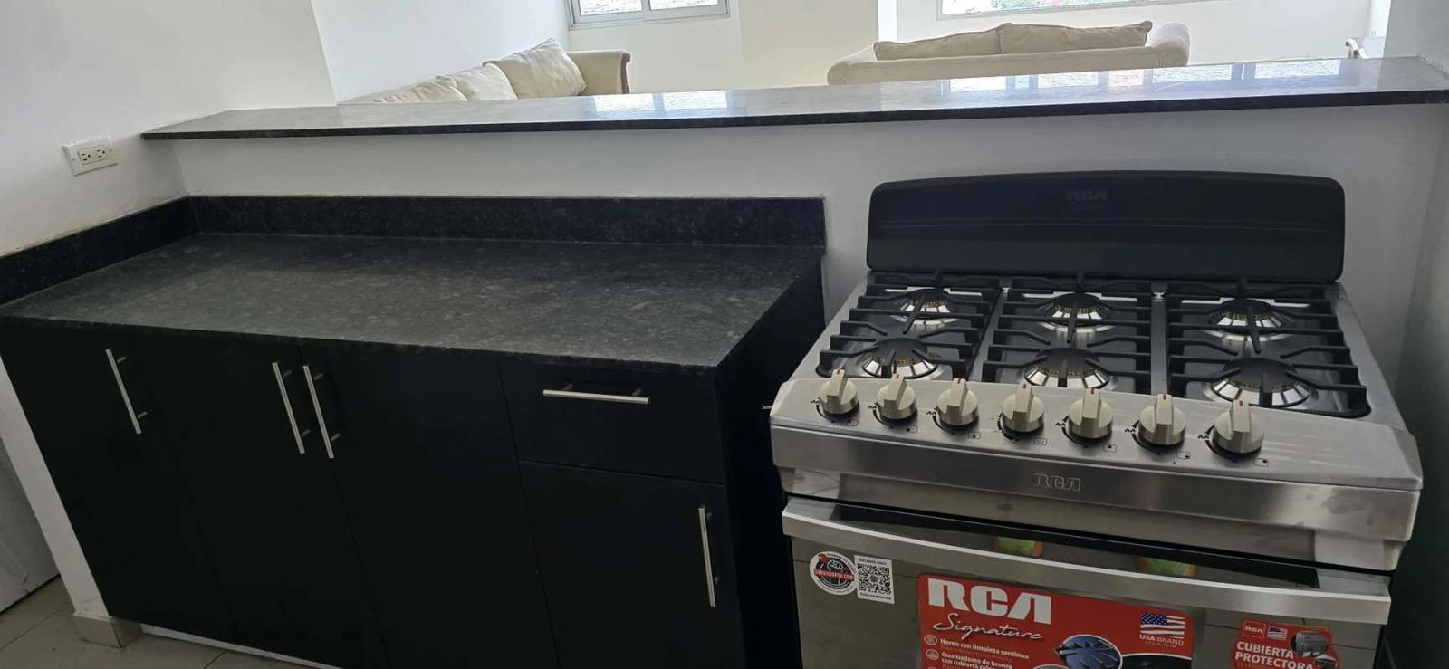 Aerial panorama of Panama City skyline near PH Macedonia Towers in El Ingenio