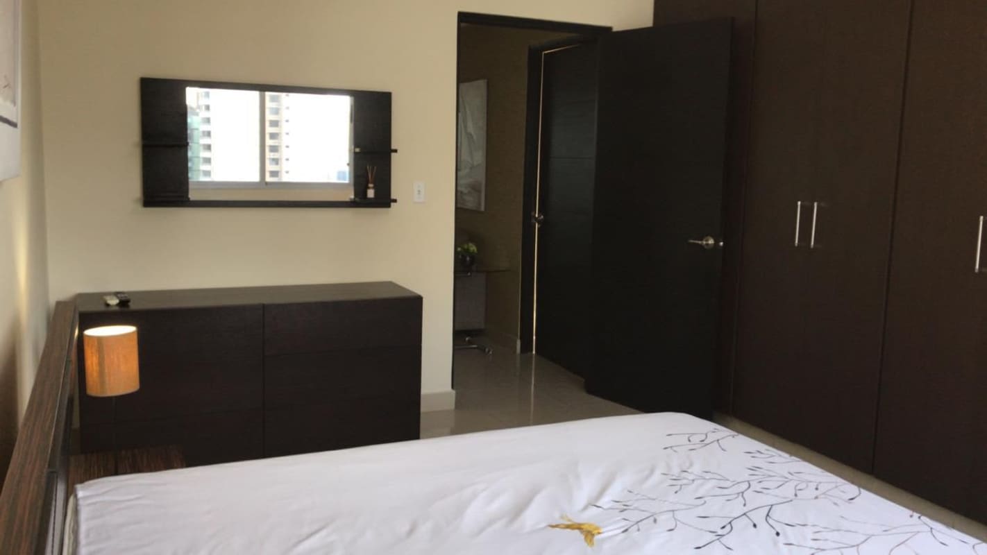 Spacious living dining area luxury apartment PH Galería Uno Obarrio Panama City