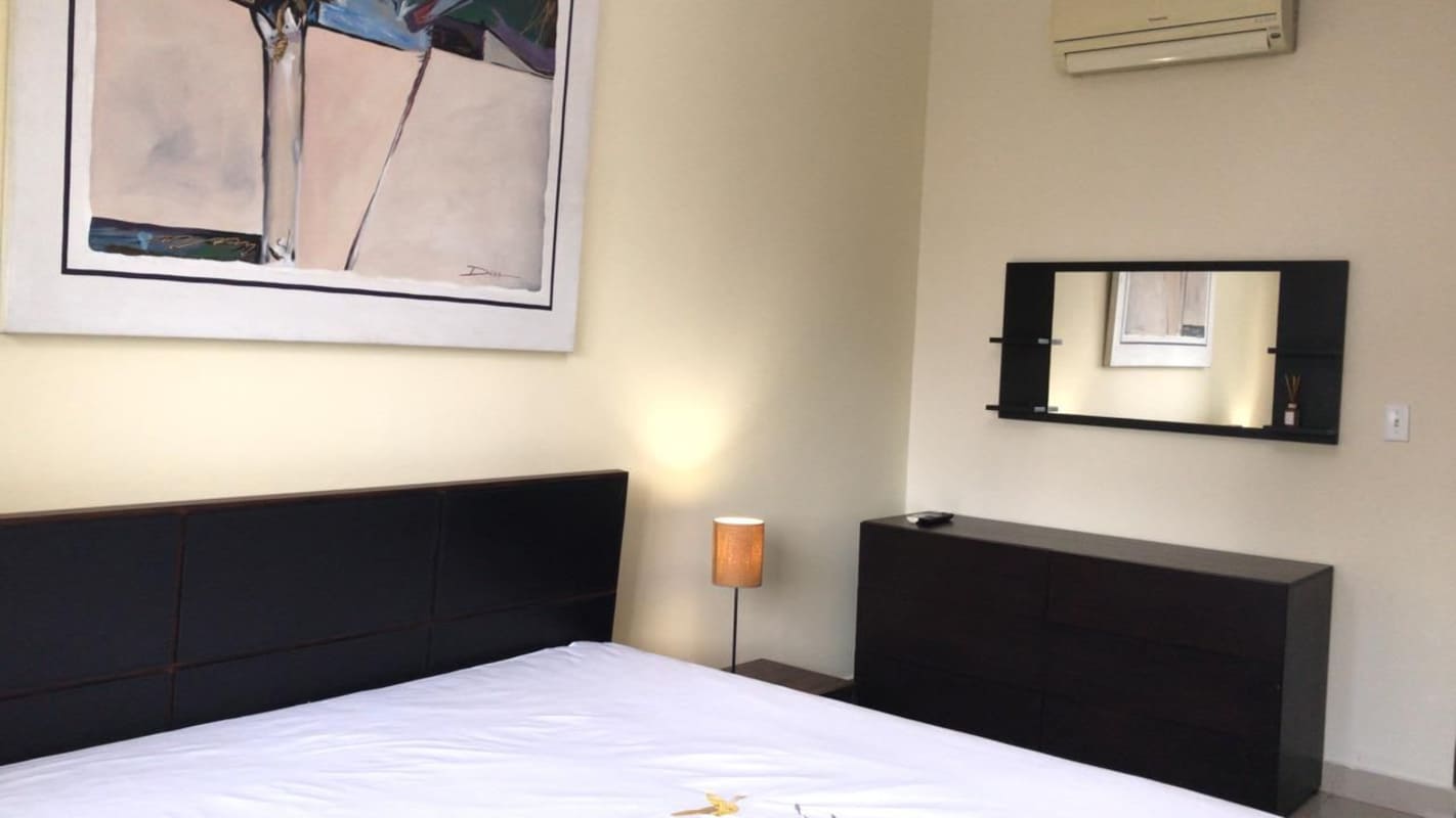 Contemporary kitchen granite countertop luxury apartment Obarrio Panama