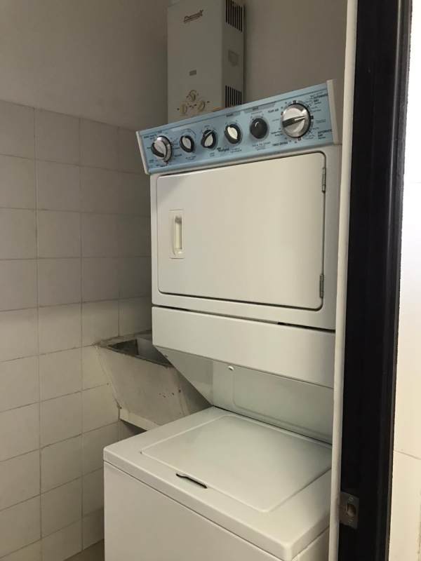 Bathroom granite vanity modern fixtures luxury apartment Obarrio Panama