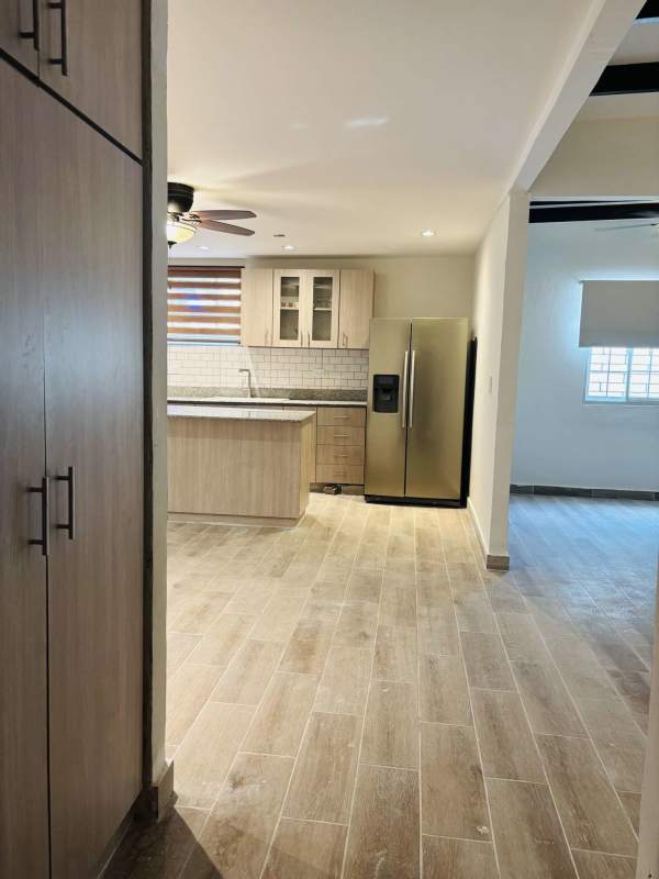 Remodeled kitchen with granite countertop, stainless appliances in Altos de Golf Panama City