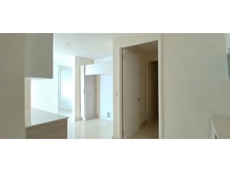 Large balcony terrace with ocean and city views at Casa Bonita Playa Bonita Panama