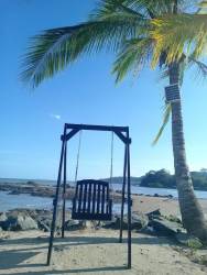 Pirate ship themed splash park and waterslides for kids at Playa Dorada beach community Panama