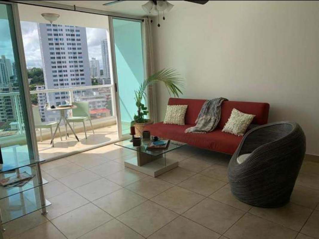 Kitchen with granite countertops, ample cabinets and appliances in PH Bella Vista Bay Panama City