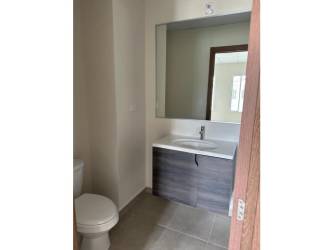 Master bedroom with neutral ceramic tile floor Versalles Oeste rental house