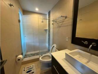 Contemporary bathroom sink and shower Nikki Residences Playa Blanca beachfront condo