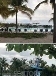 Fully-equipped kitchen with granite countertops at beach condo Panama within Playa Blanca Resort