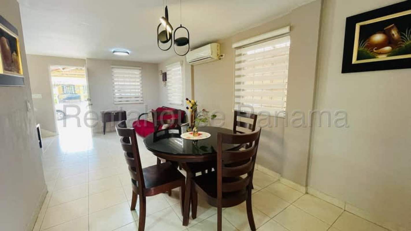 Contemporary kitchen with appliances in PH Condado Country Club townhouse