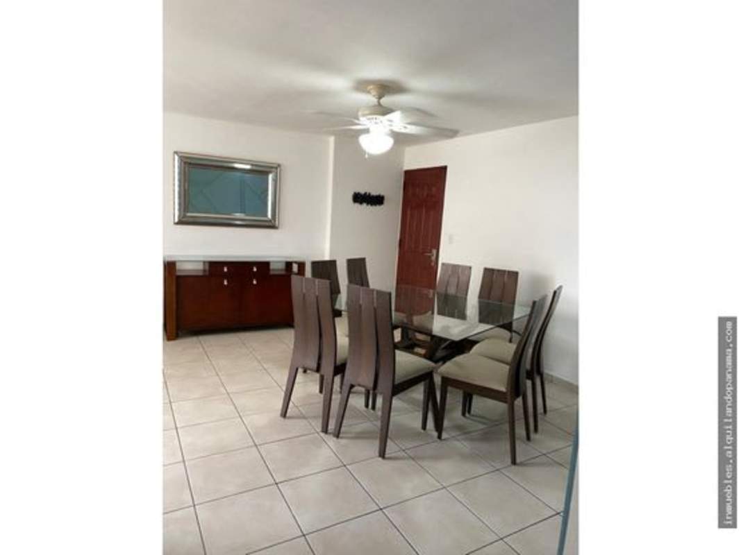 Closed kitchen with granite countertops, appliances at PH San Francisco Bay in San Francisco Panama