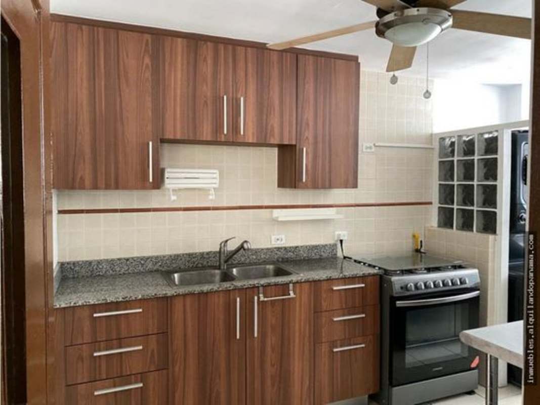 Furnished master bedroom walk-in closet inverter AC terrace access at San Francisco Bay Panama