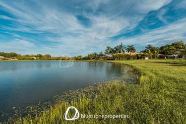 Lakefront view with natural landscape luxury community in Buenaventura Panama