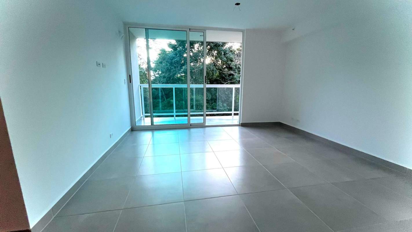 Large courtyard with children's playground at PH Forest Gate Clayton Panama